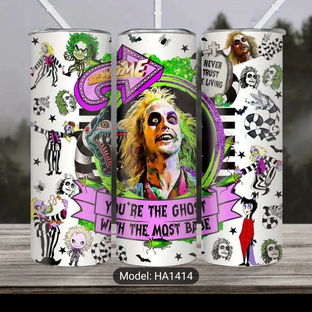 COPY - Beetlejuice Tumbler NWT